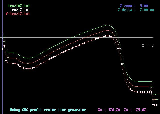 Robsy CNC profil vector line generator
