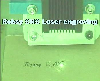 Robsy CNC Laser Line engraving video