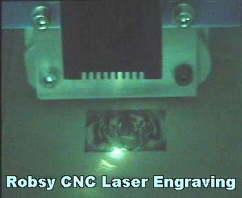 Robsy CNC Laser Picture engraving video